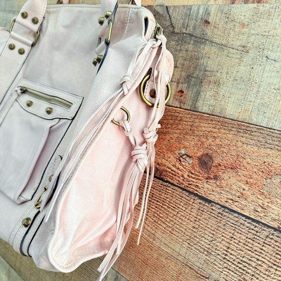 NWOT Vera Pelle Made in Italy Leather Motorcycle Style Bag - Picture 4 of 16